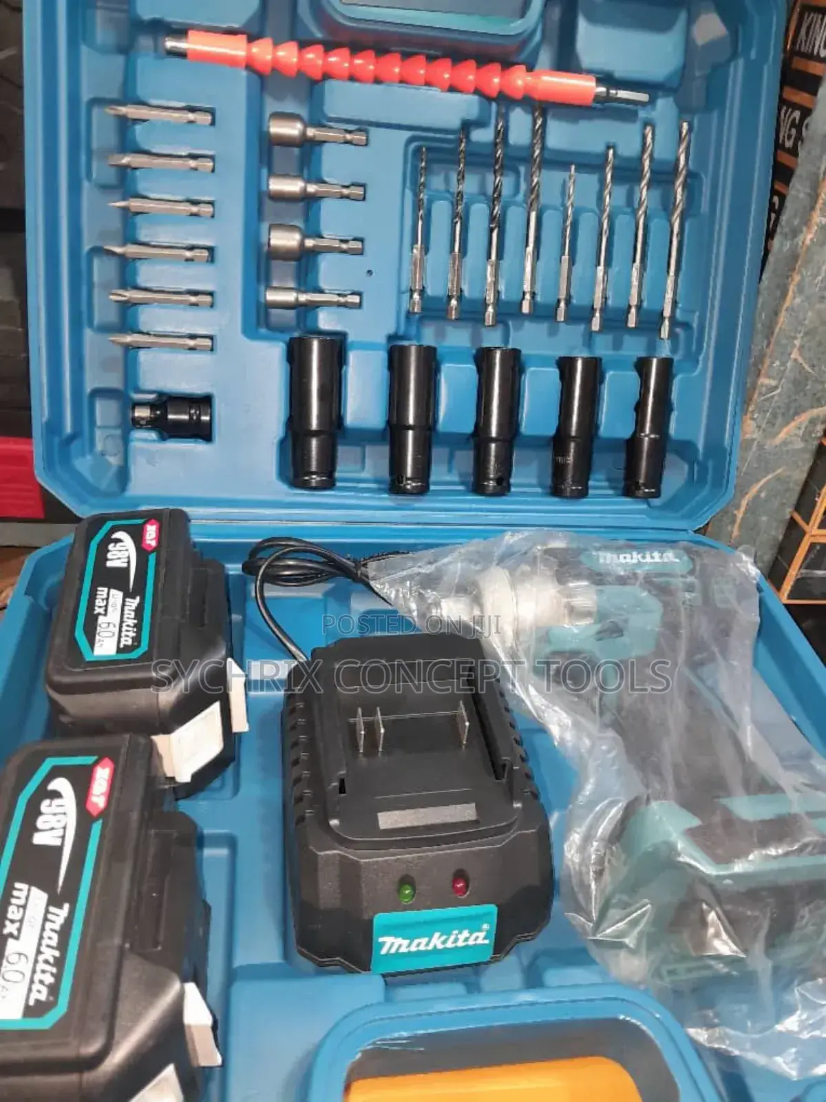 Makita Impact Wrench- 98v With 2batteris