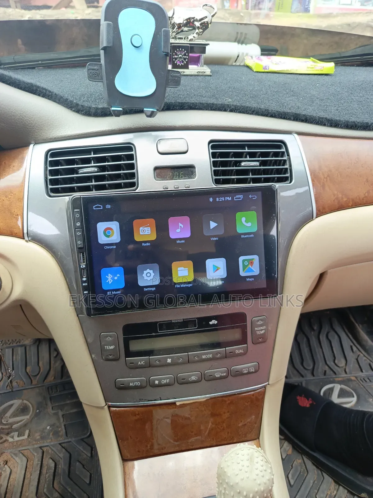 Lexus ES 300/330 Latest Android Screen With Reverse Camera