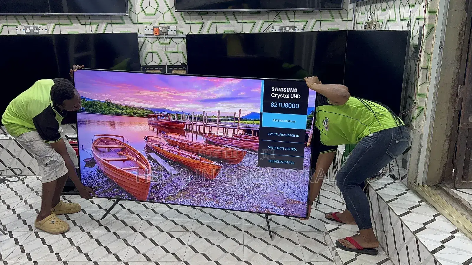 Premium Samsung 82′′ Crystal UHD Smart TV .