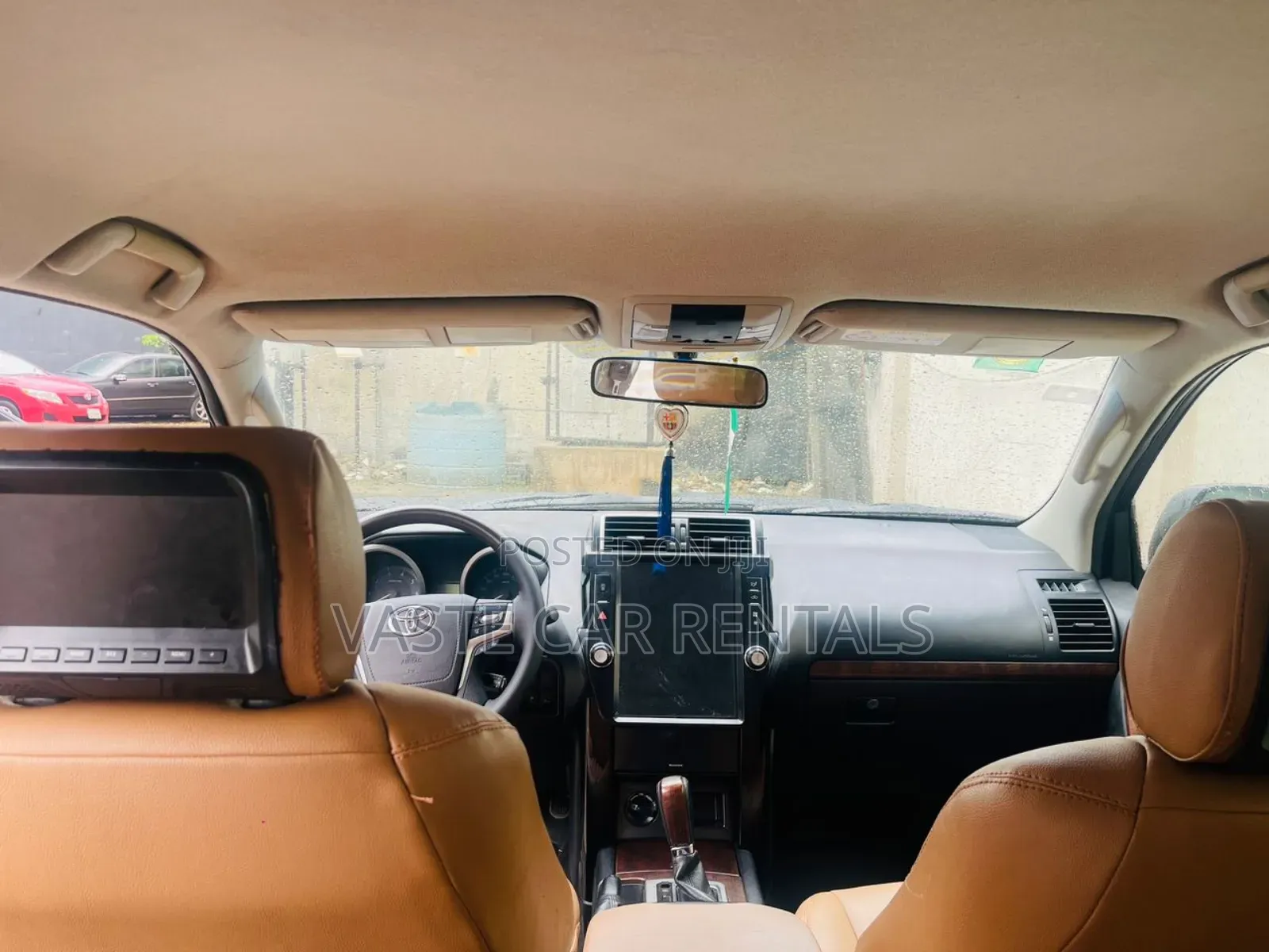 Black Toyota Land Cruiser Prado for Rent