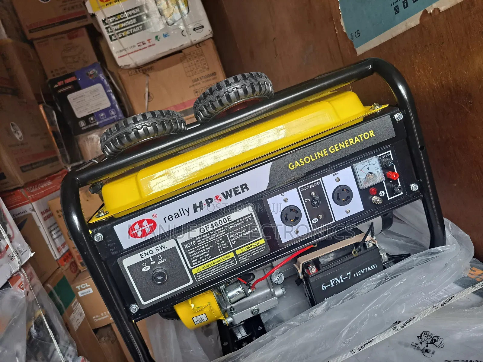 (3.8kva)Really H.Power Petrol Generator 100% Copper Coil