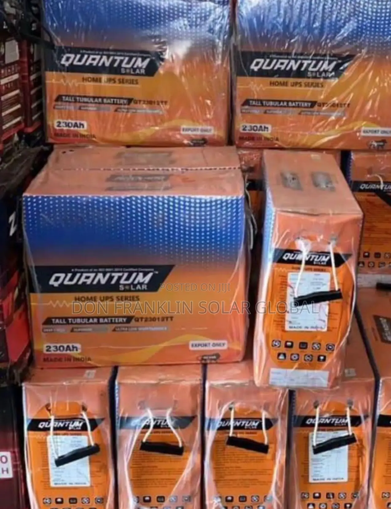 230ah Quantum Tubular Solar Inverter Battery 12V