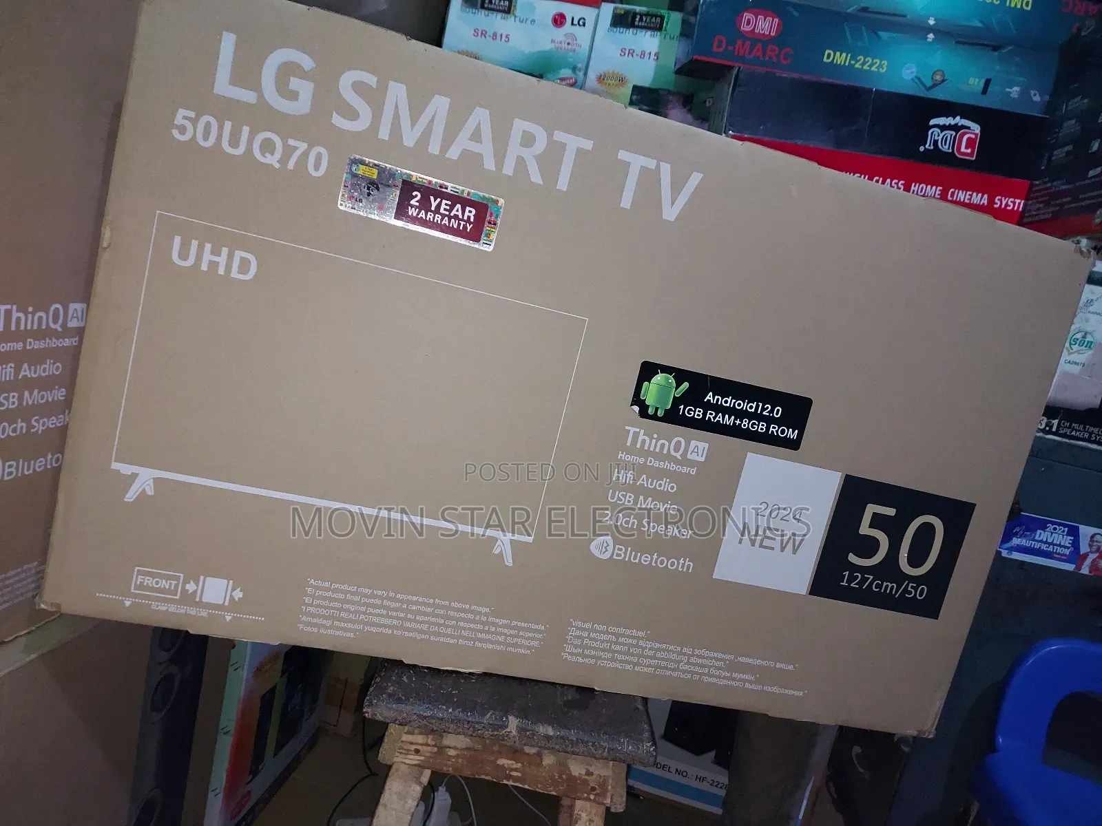 J LG 50 Inches Smart TV