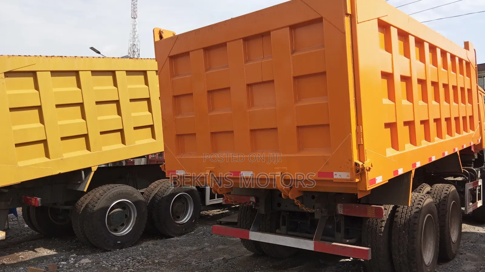 Foreign Used China Howo Truck Yellow Colour