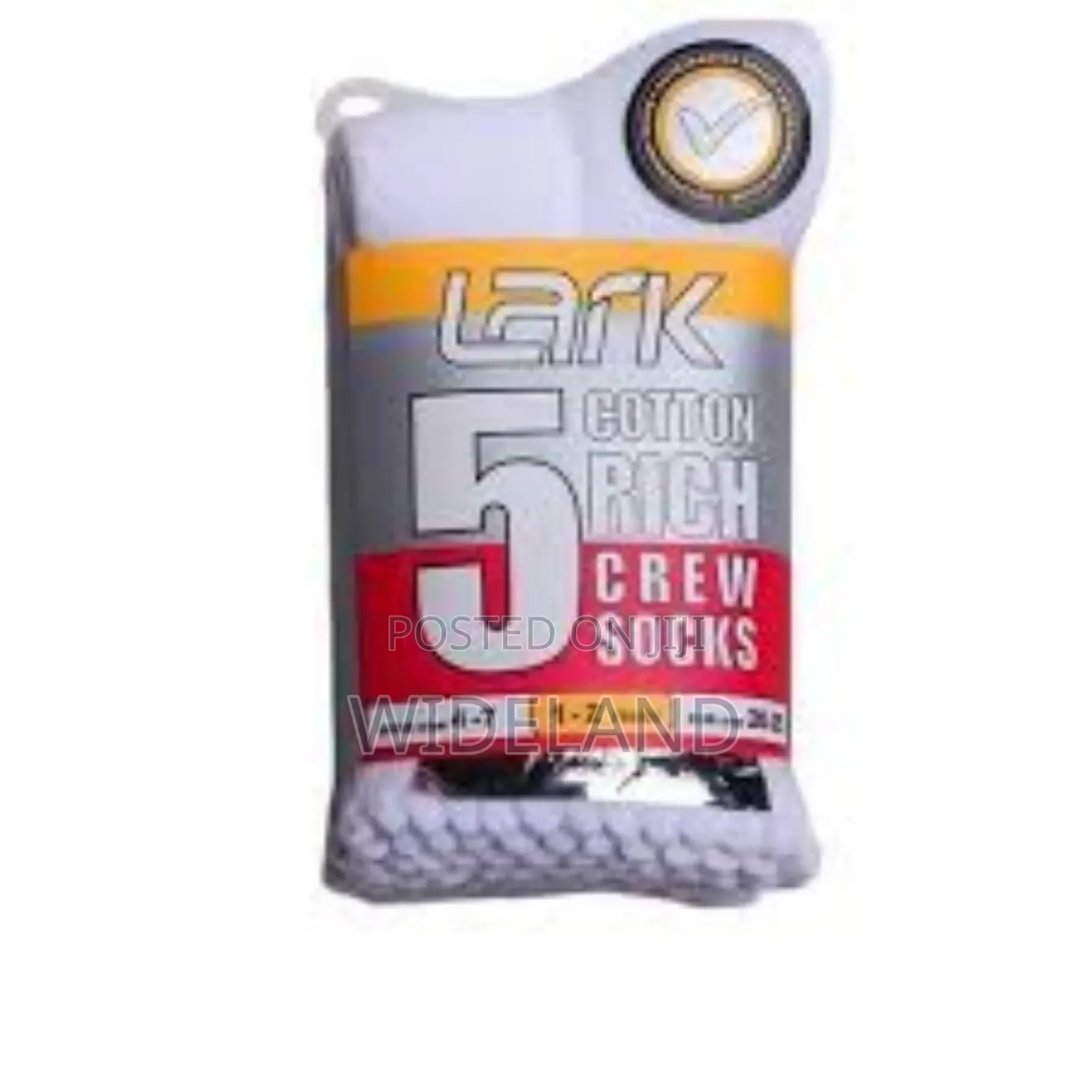 Larks 5-in-1 Boys And Girls Socks(White)