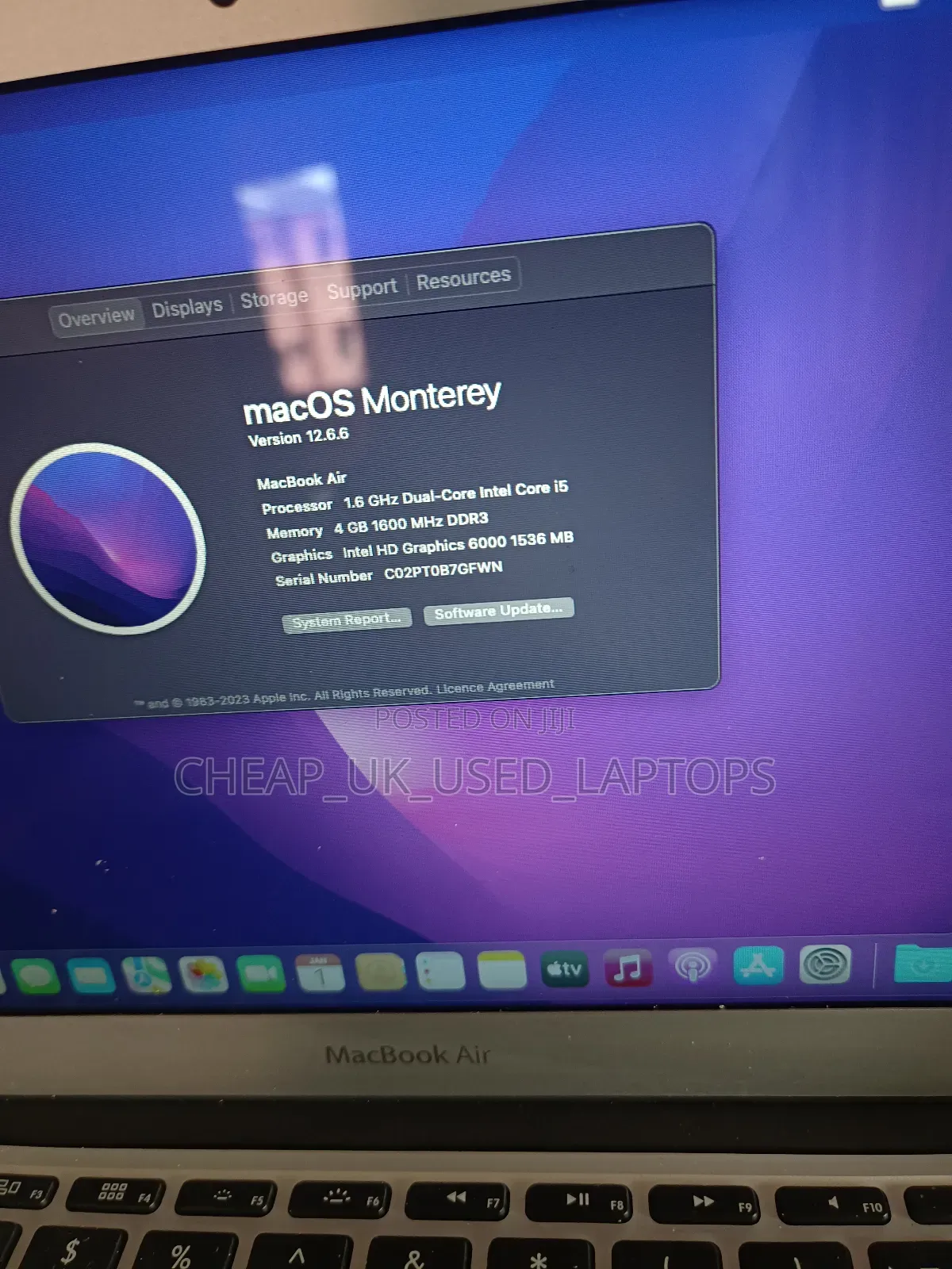 Laptop Apple MacBook Air 2015 4GB Intel Core I5 SSD 128GB