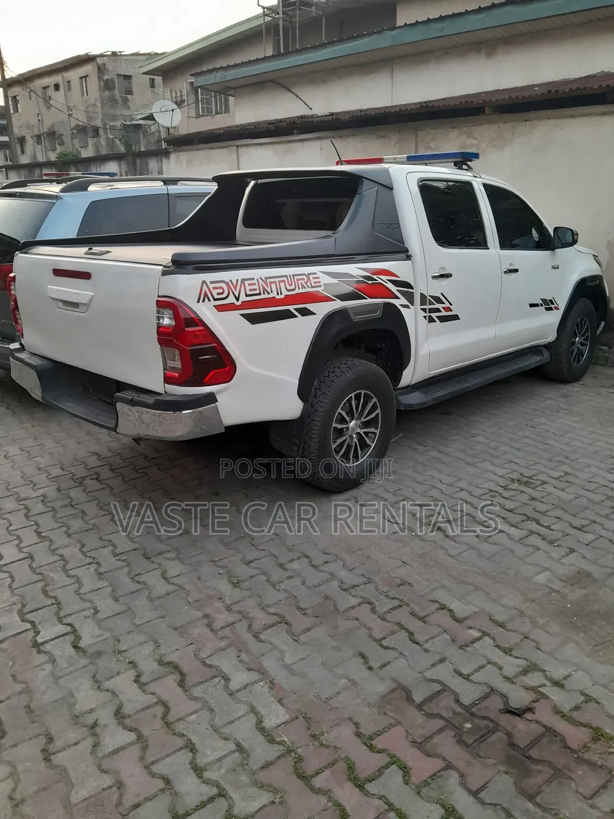 White Toyota Hilux 2020 for Security and Escort