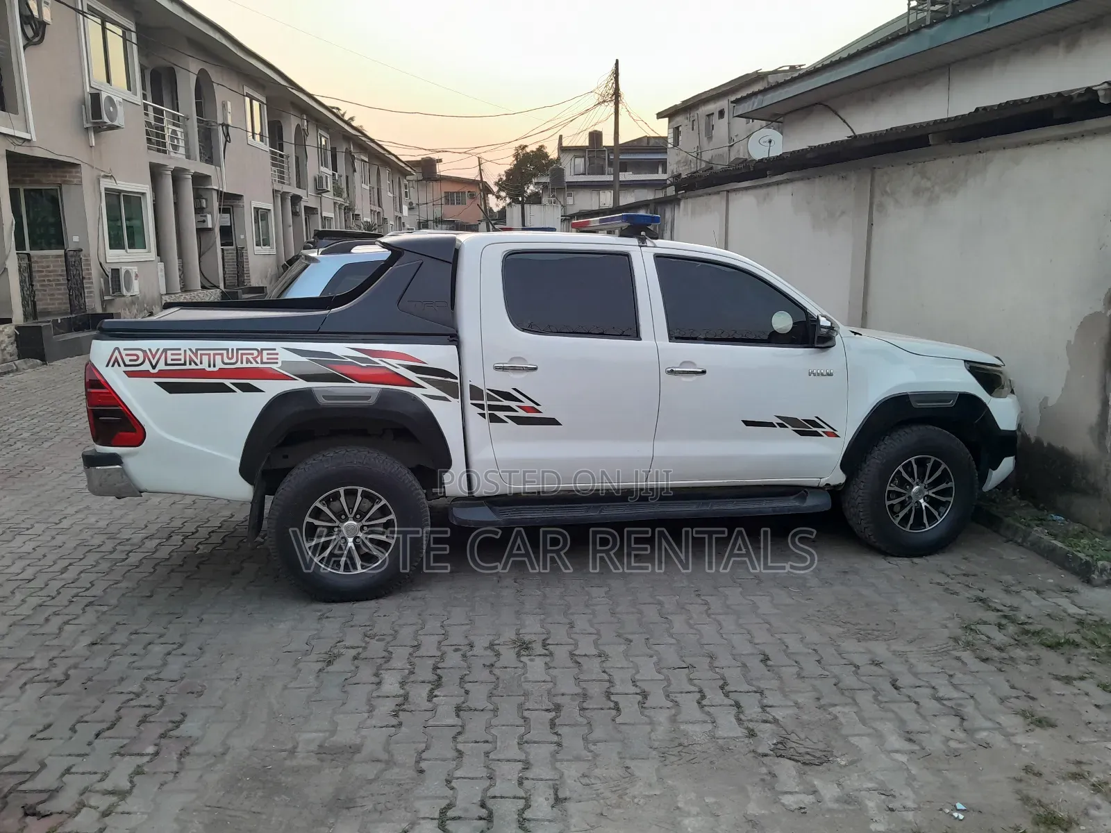 White Toyota Hilux 2020 for Security and Escort