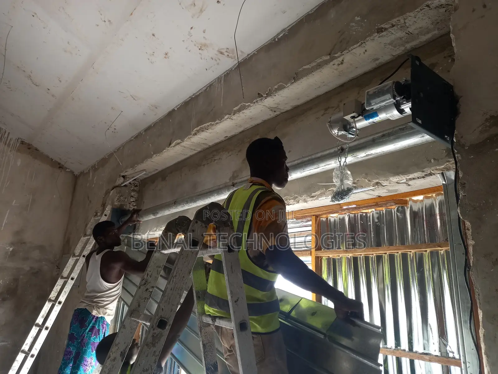 Garage Shutters With Electric Operation