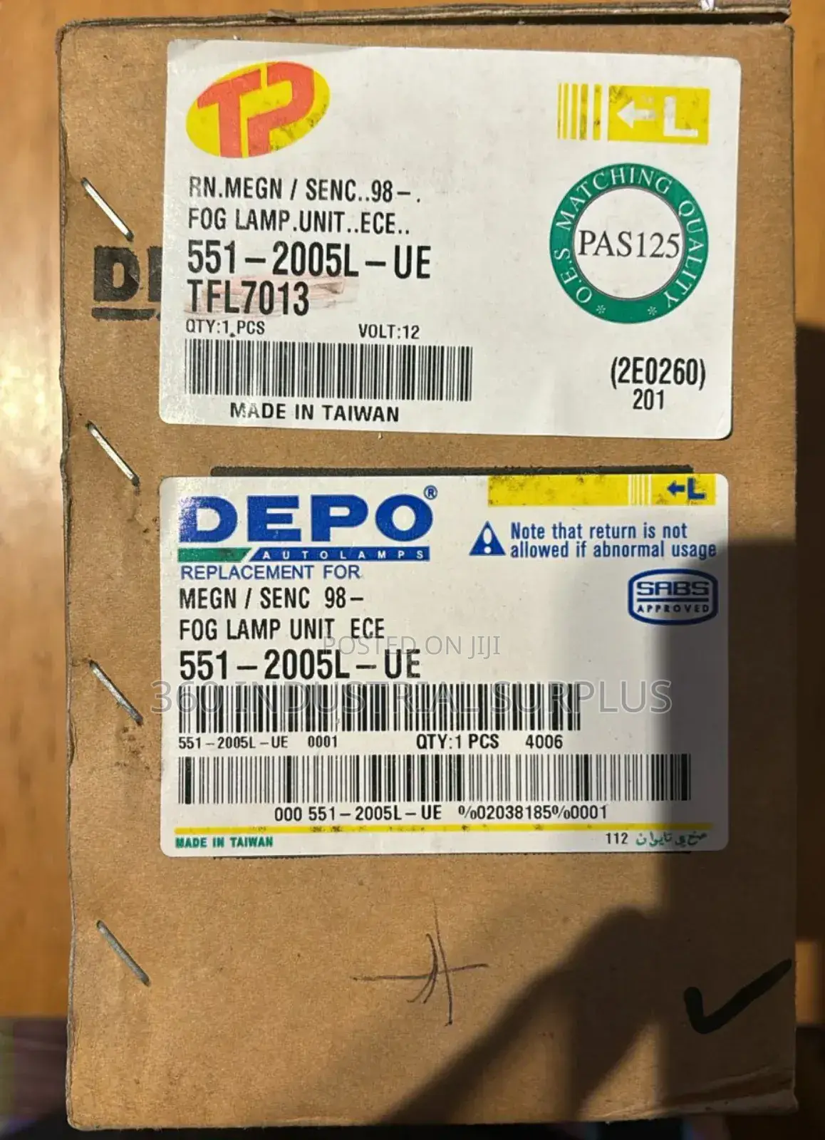 Genuine DEPO Fog Lamps Unit 5521-2005l-Ue