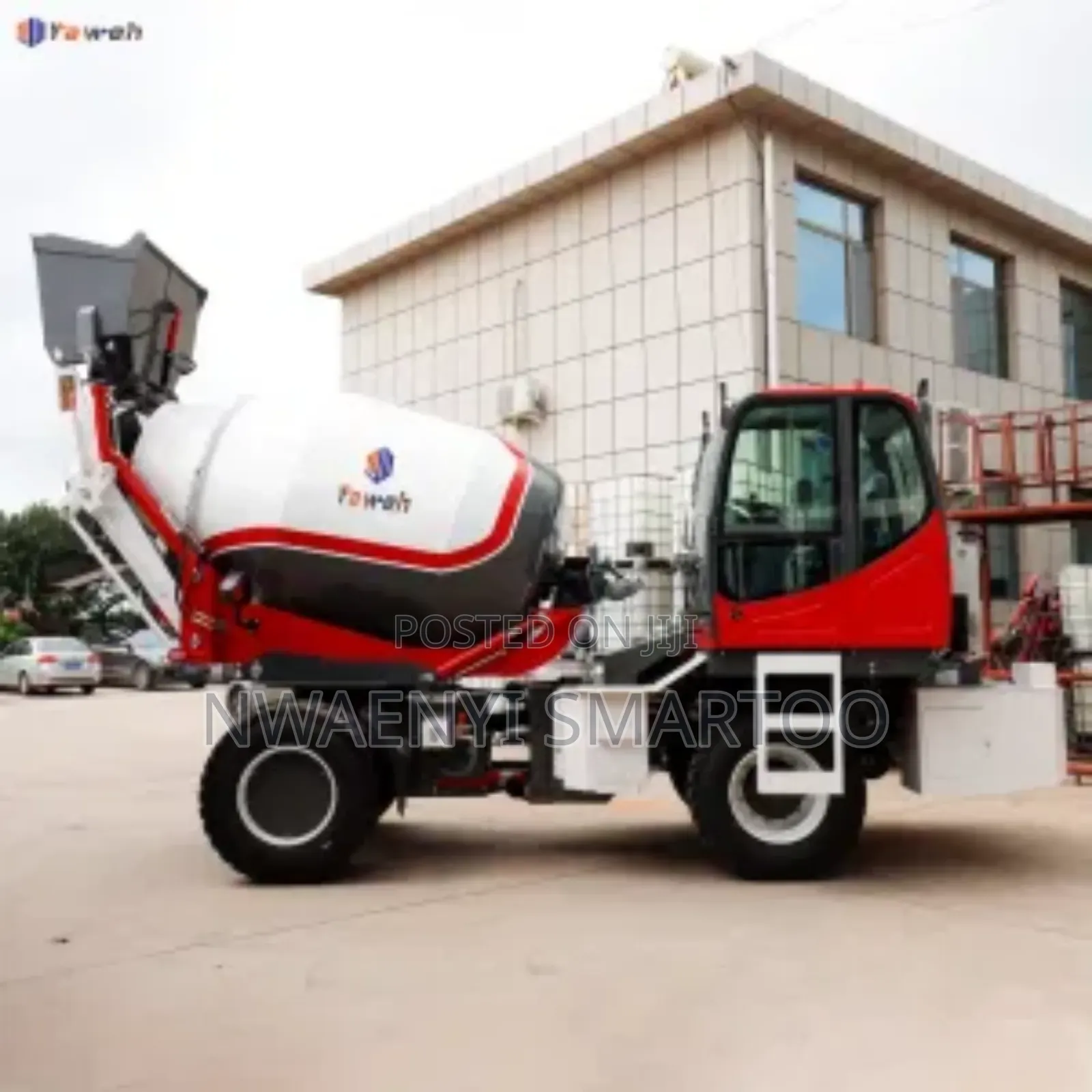3cubic Mobile Concrete Self Load Mixer