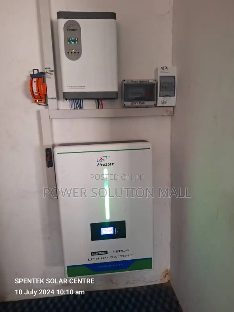 5.5kva Fivestar Hybrid Inverter With 200ah Lithium Ion