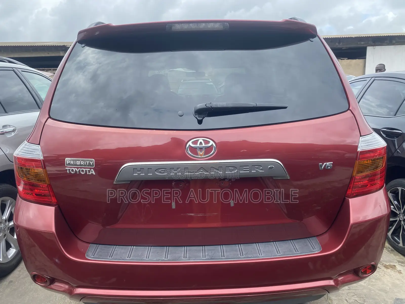 Toyota Highlander Sport 2008 Red
