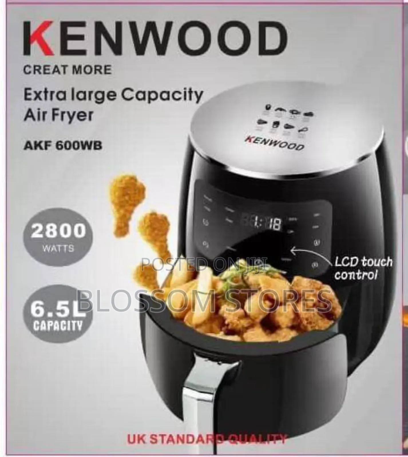 6.5ltr Kenwood Digital Air Fryer
