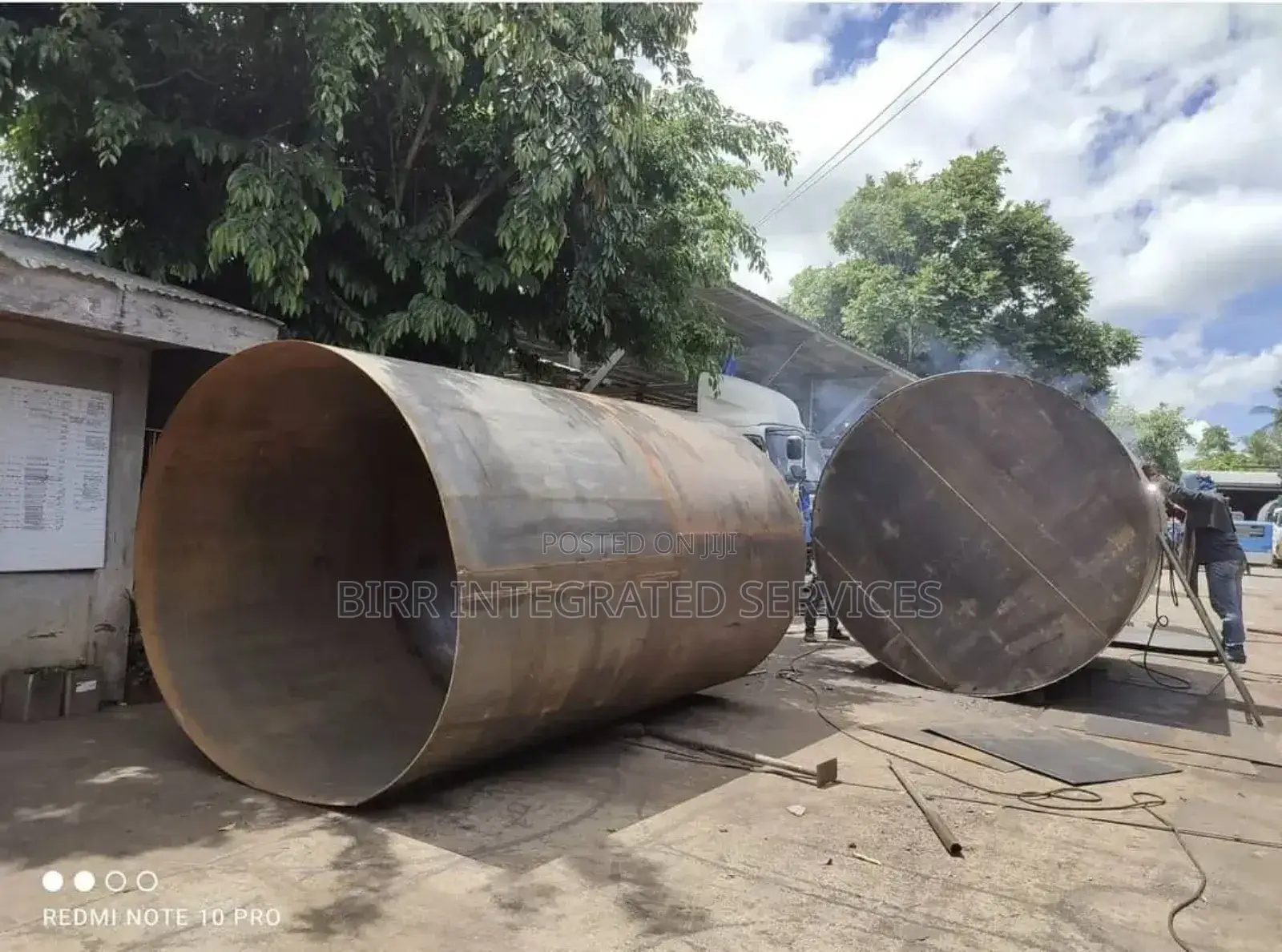 We Fabricate Diesel Tank With Standard Sheet Plate