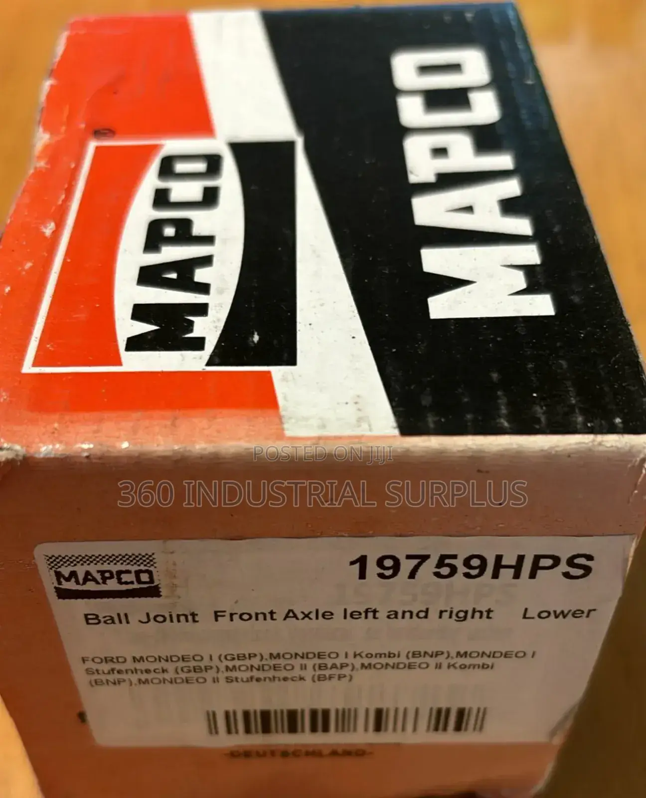 Genuine Mapco 19759hps Ball Joint