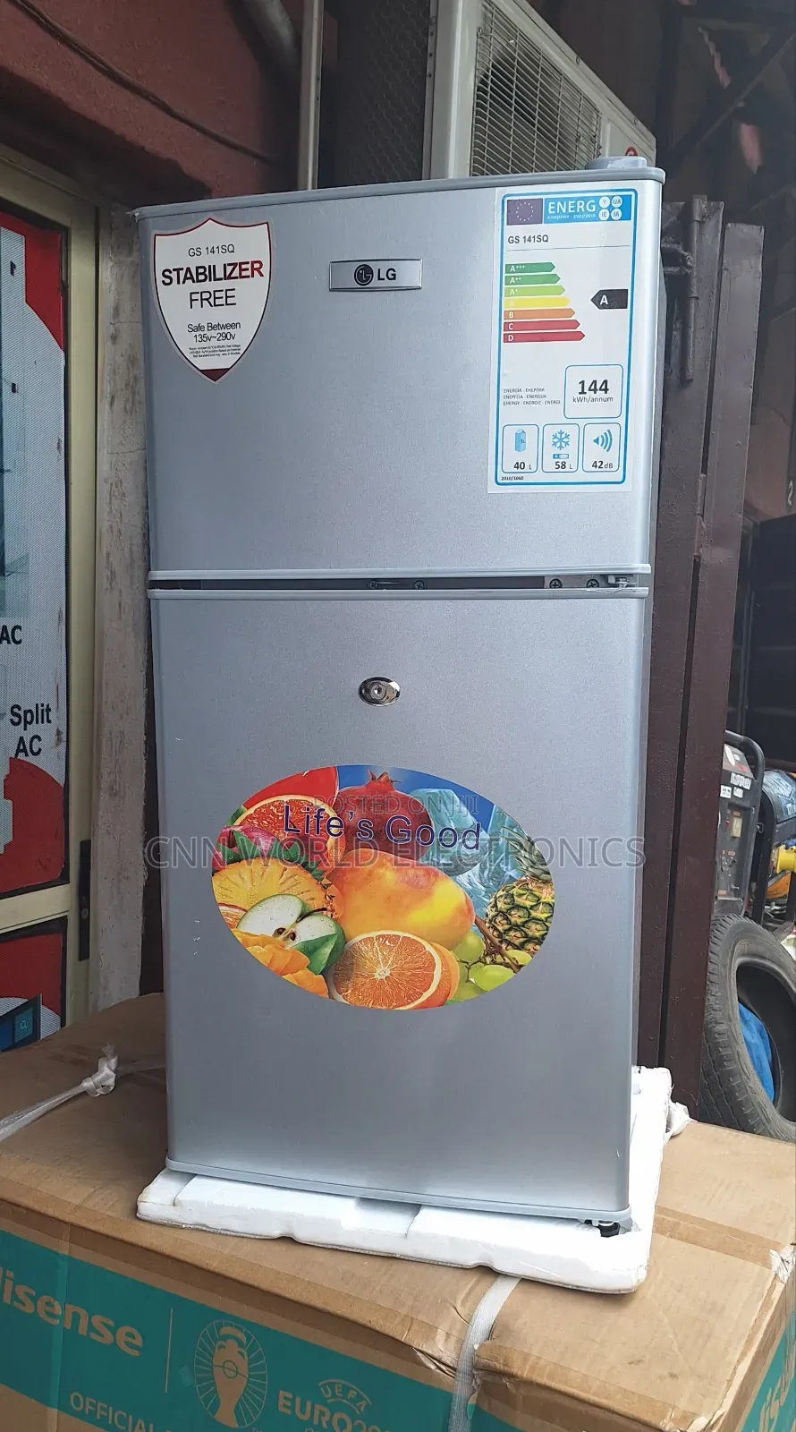 New Lg Double Door Refrigerator Energy Saving(110l) Warranty