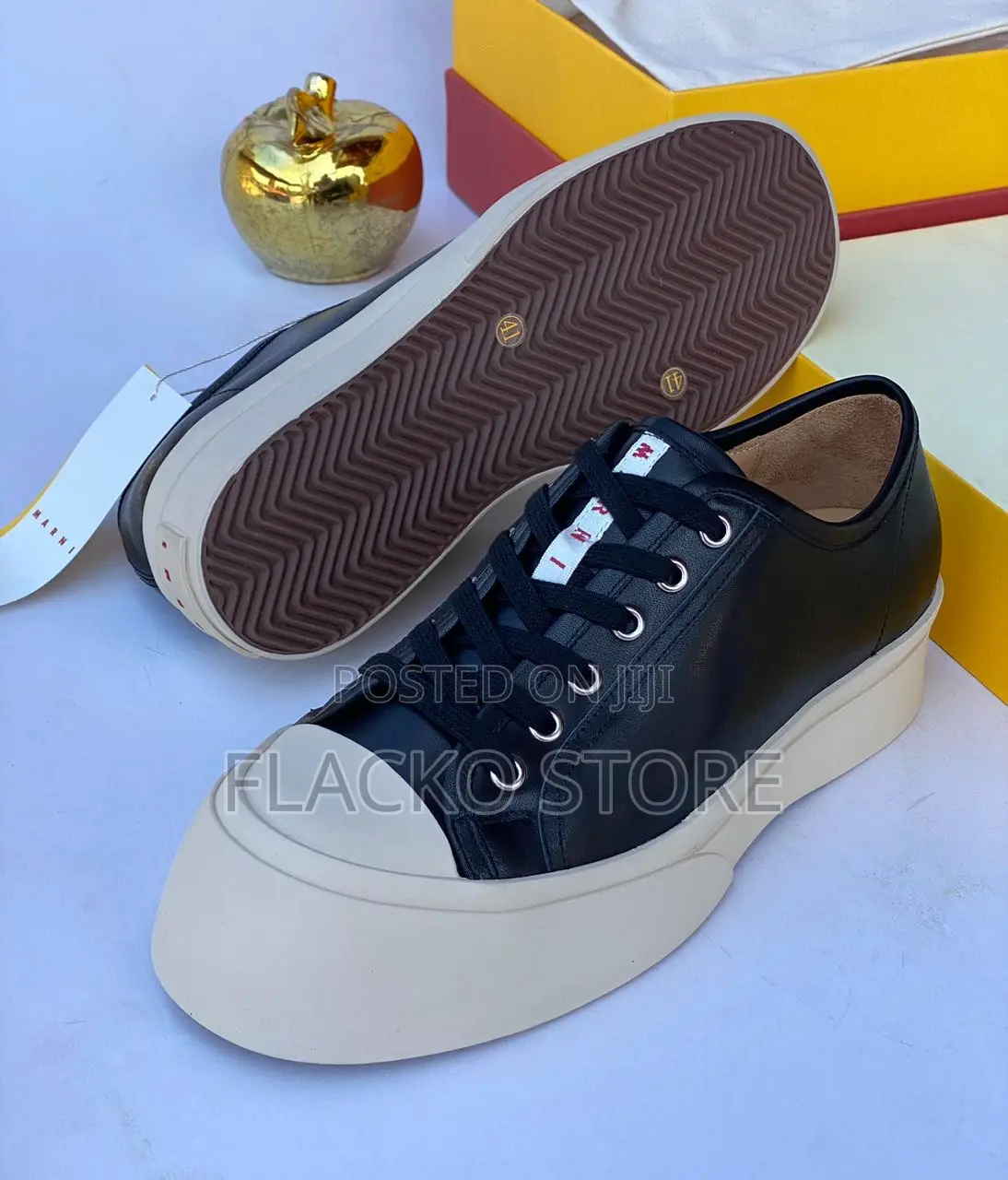 Original Marni Luxury Leather Sneakers