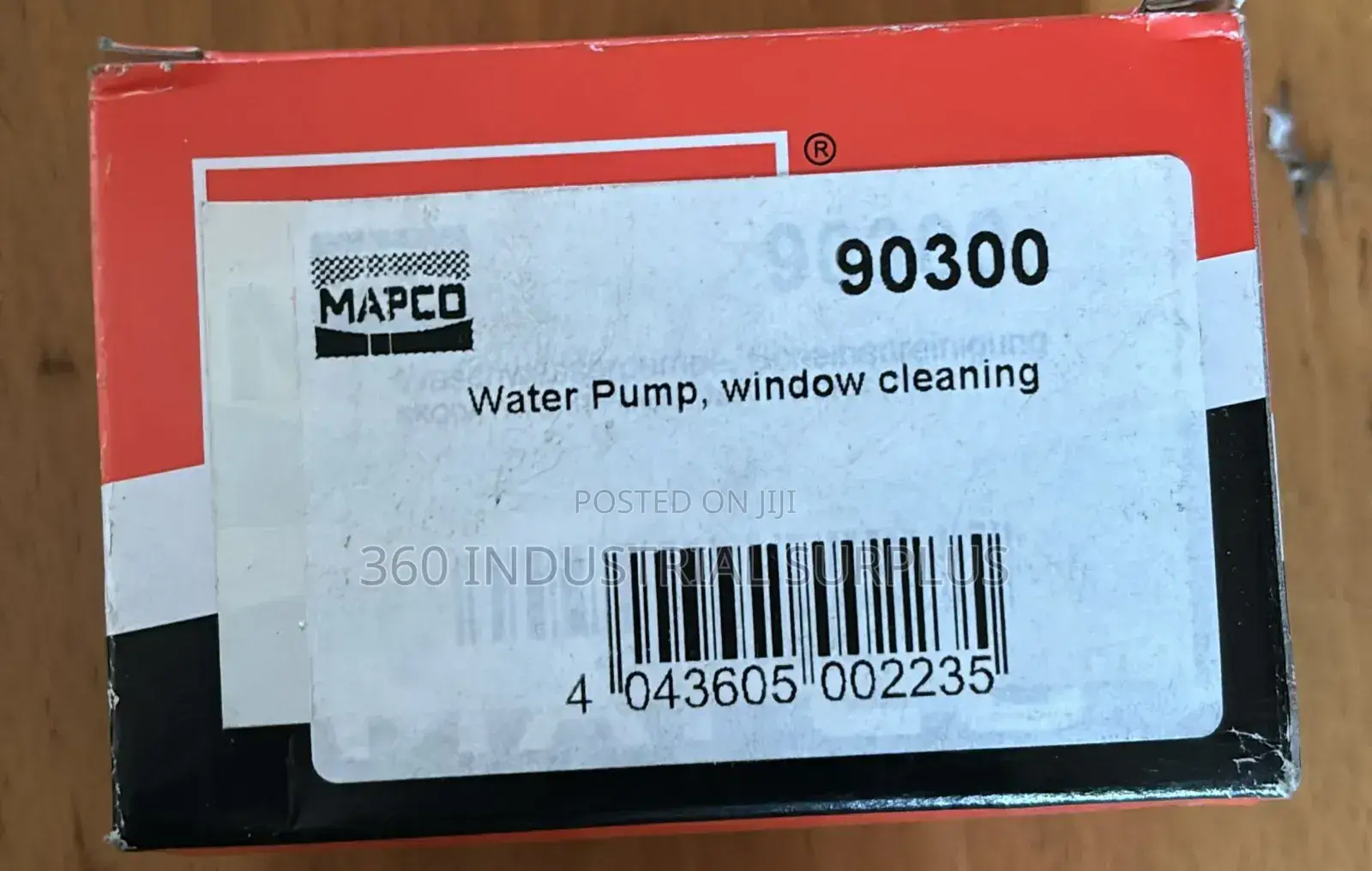 Genuine MAPCO 90300 Water Pump ,Window Cleaning