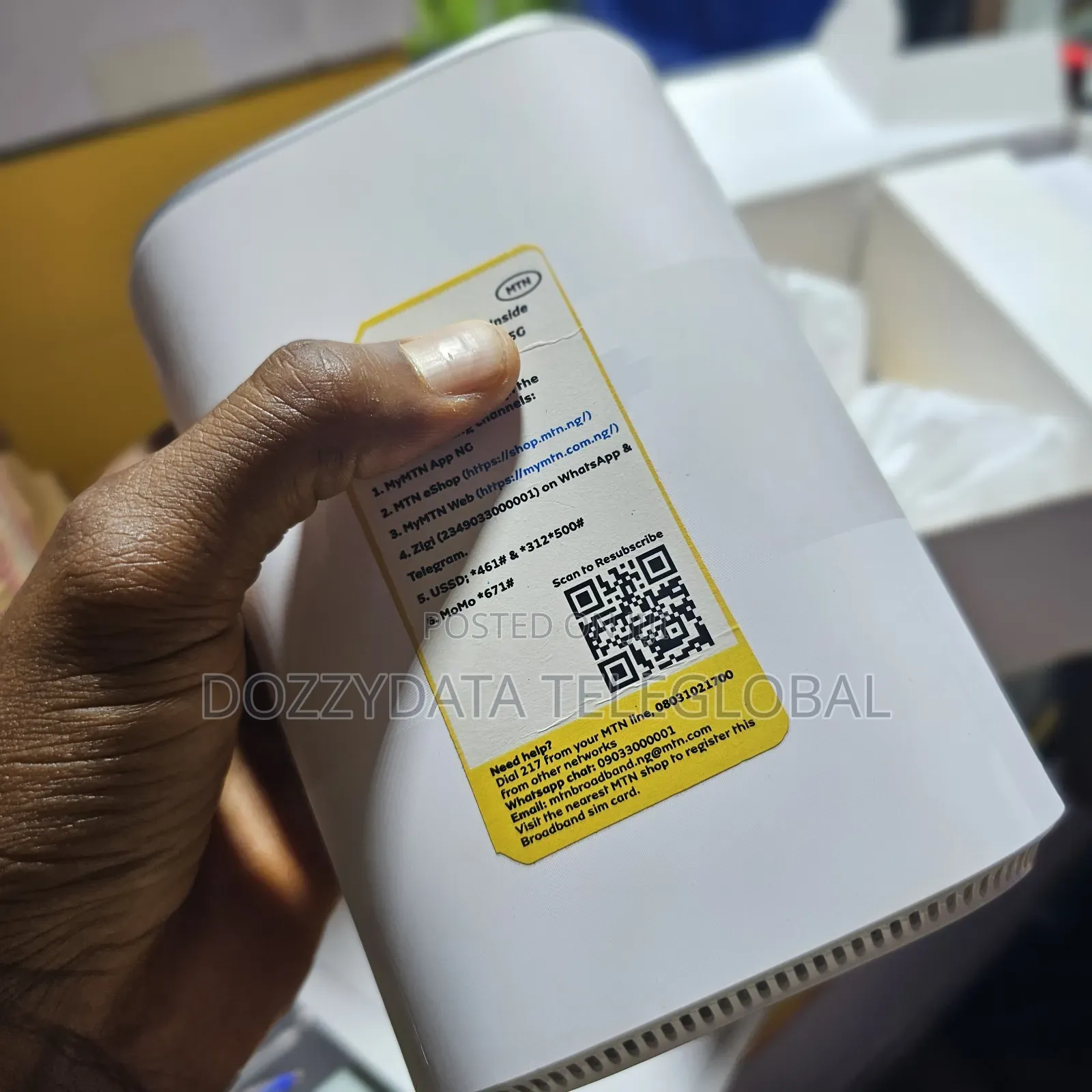 MTN Zte Mc888d 5G Wifi Router With 100gb Data Bonus