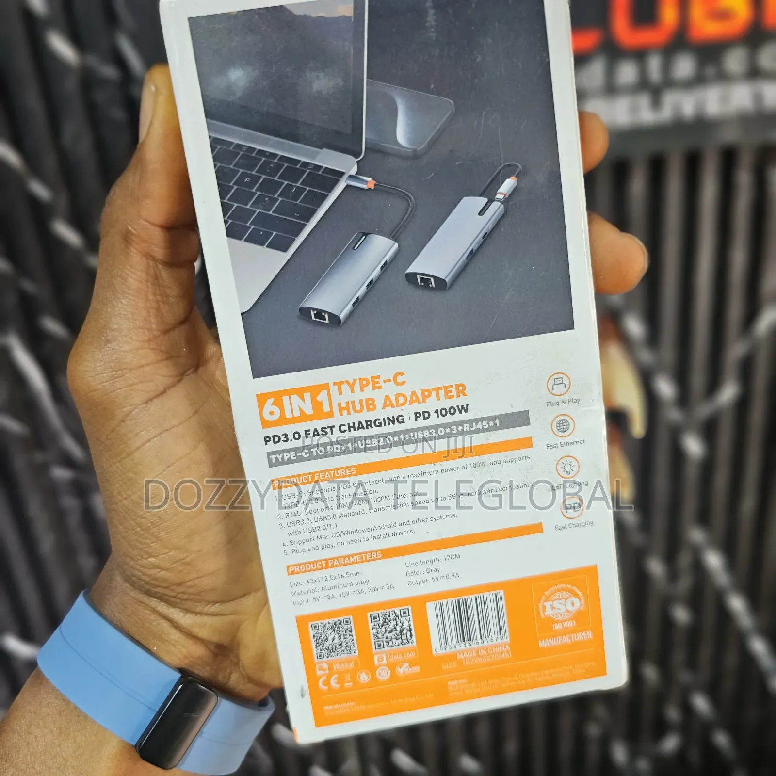 Ldnio Type-C 6 in 1 Hub Adapter Pd3.0 Fast Charging Pd 100W