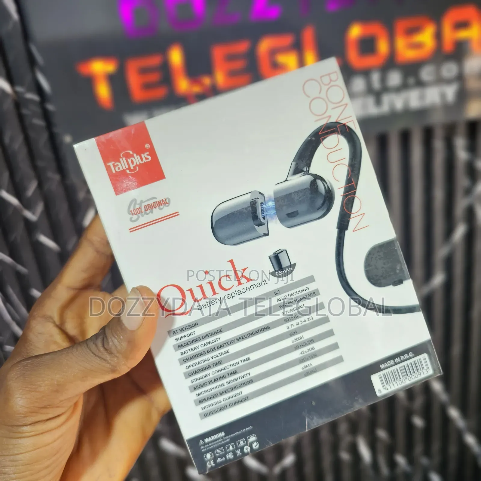 Tallplus B18 Bone Conduction Wireless Headphones