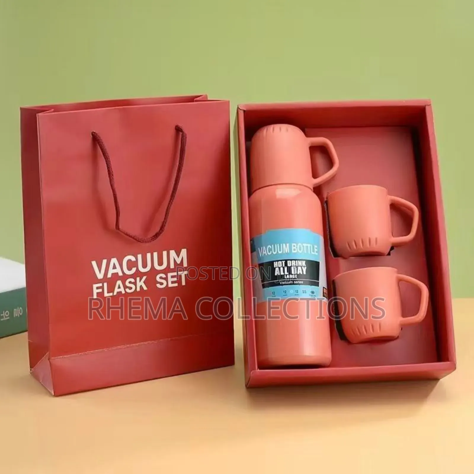 3in1 Vacuum Flask Set Gift Set