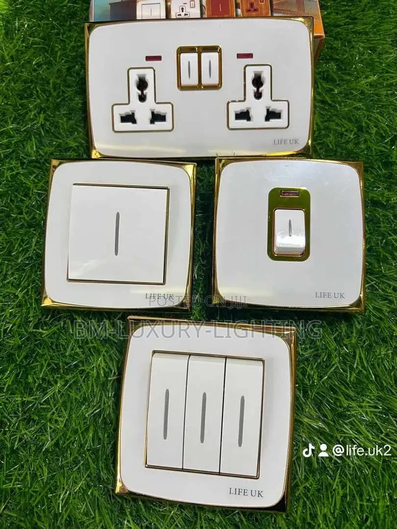 LUXURY POWER BUTTON SWITCH 1 Gang - 4 Gang
