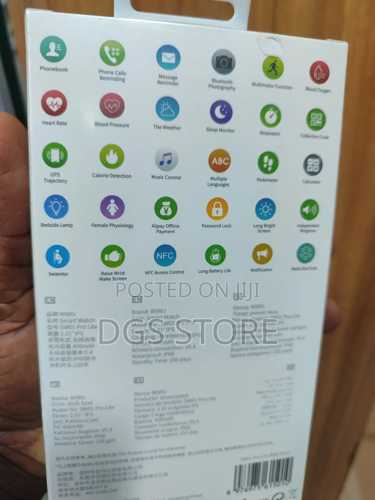 Wiwu Smart Watch Sw01 Pro Lite