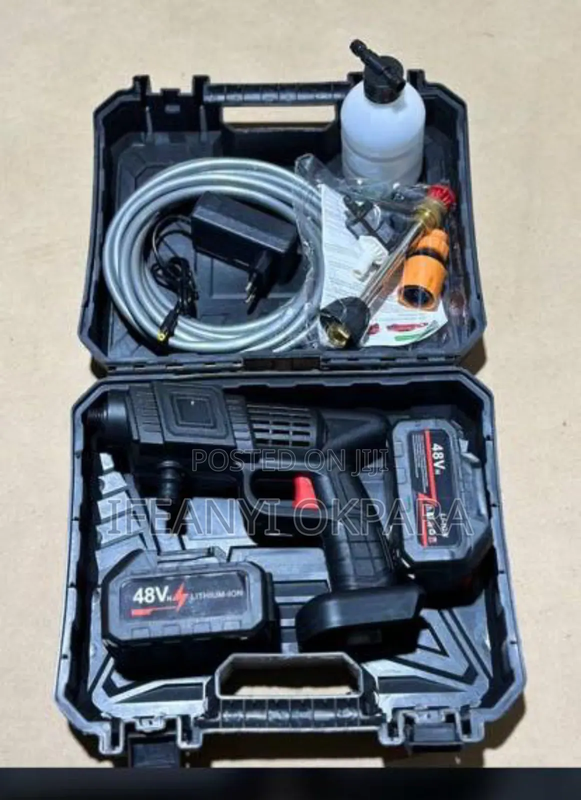 Pressure Car Washer With 2 Batteries 98v