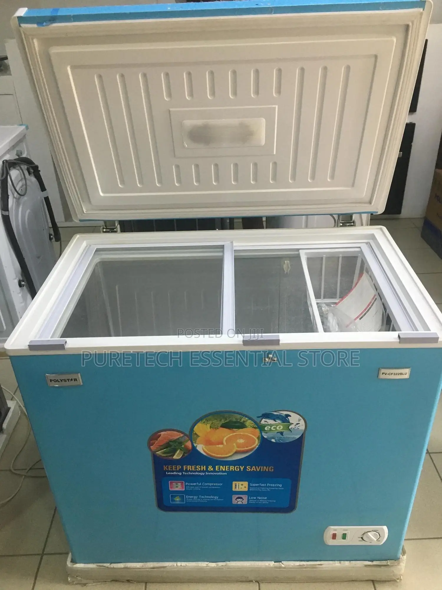 Original Polystar Chest Freezer Blue 322blu