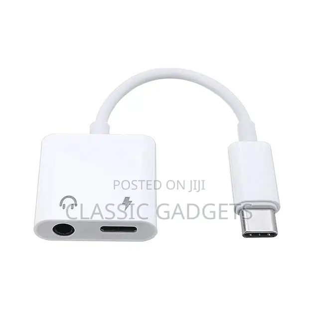 2 in 1 Type C to 3.5mm Charging Audio Adapter