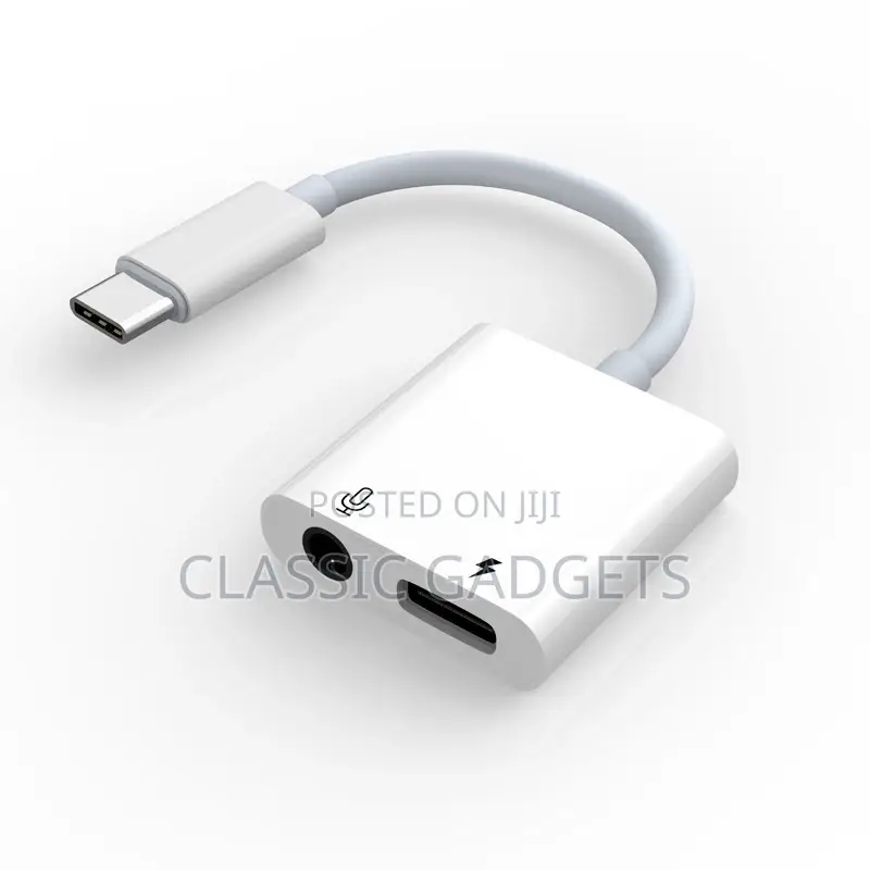 2 in 1 Type C to 3.5mm Charging Audio Adapter
