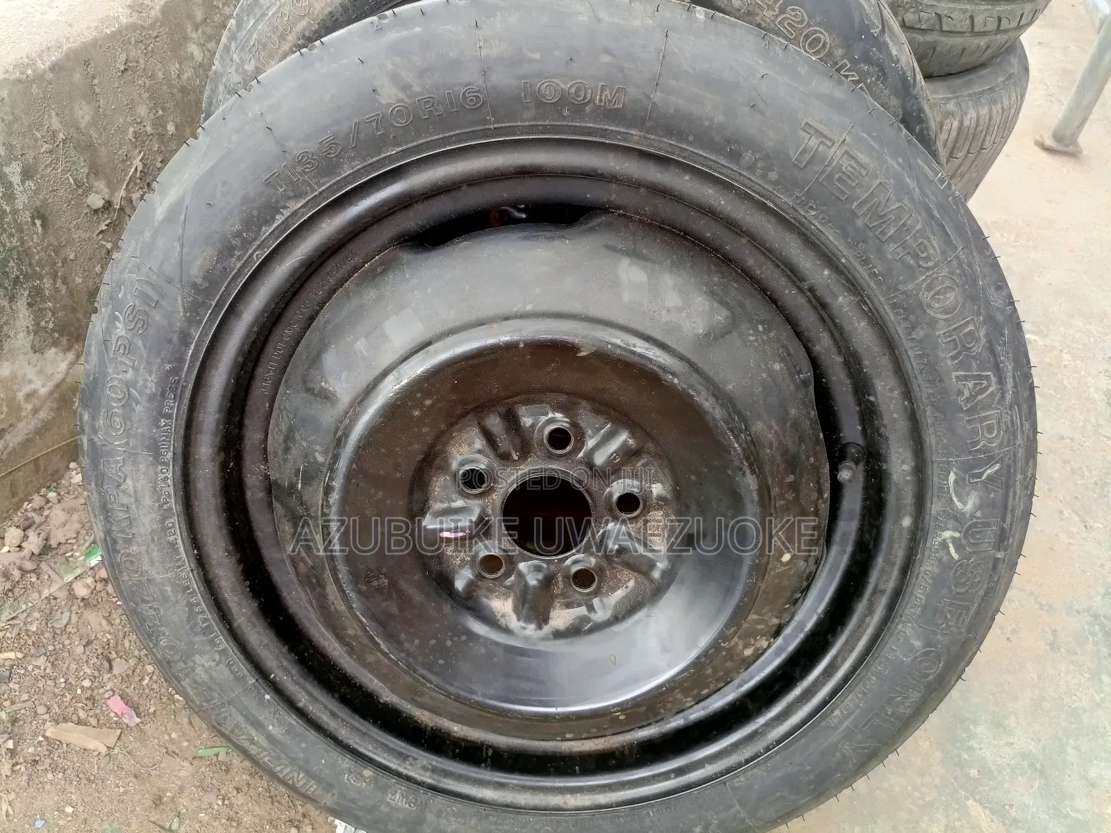 16" Temporary Use for Toyota Corolla