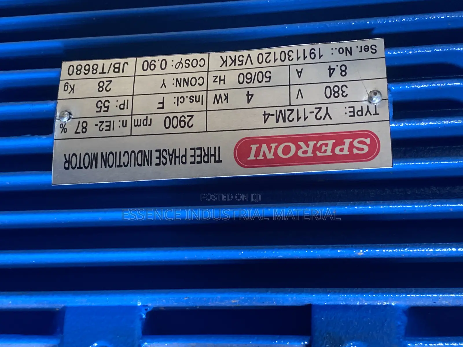 3 Phase Speroni Stainless Steel Pump 4KW