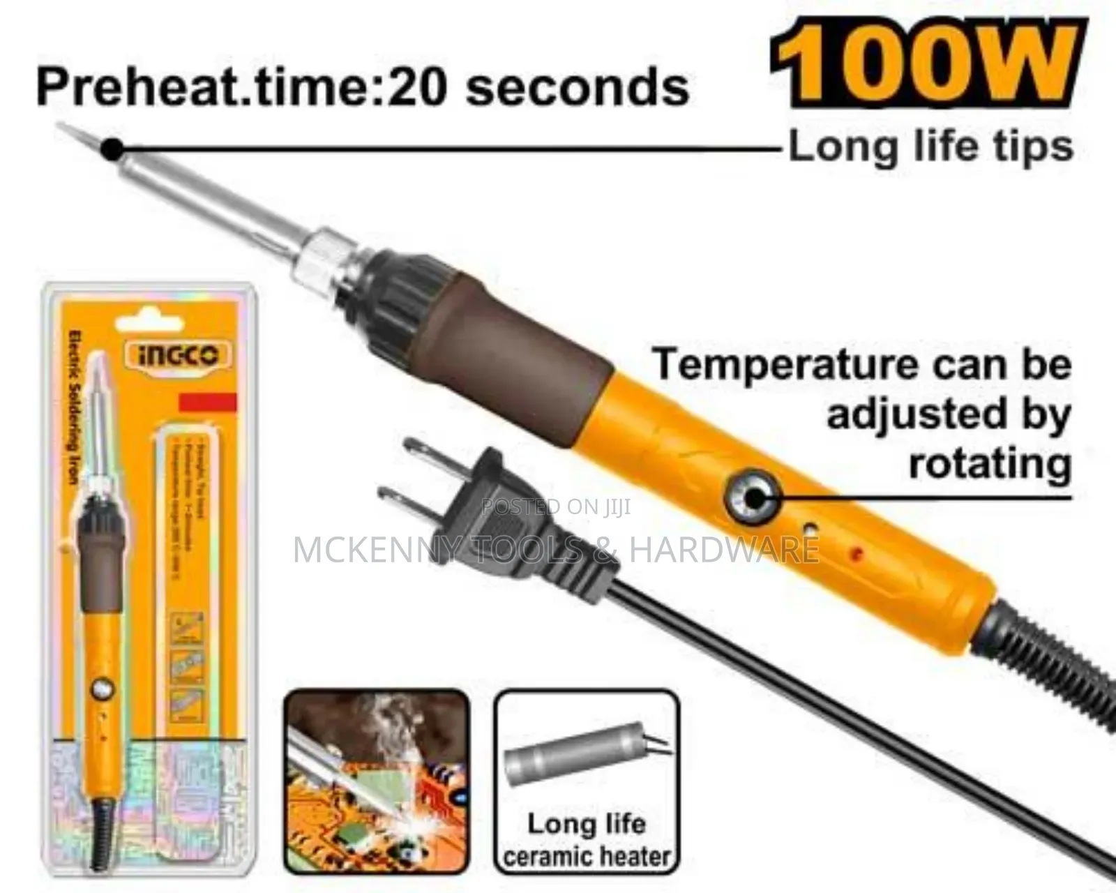 Usi0110831
Electric Soldering Iron
Input Power:100W