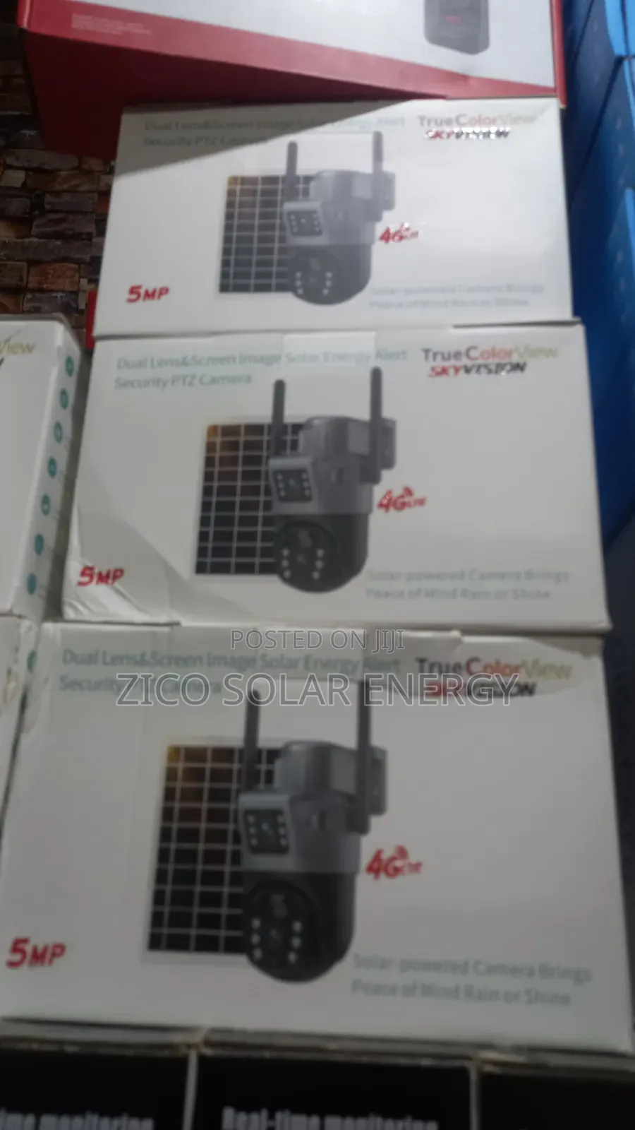 Double Lens Solar Camera PTZ