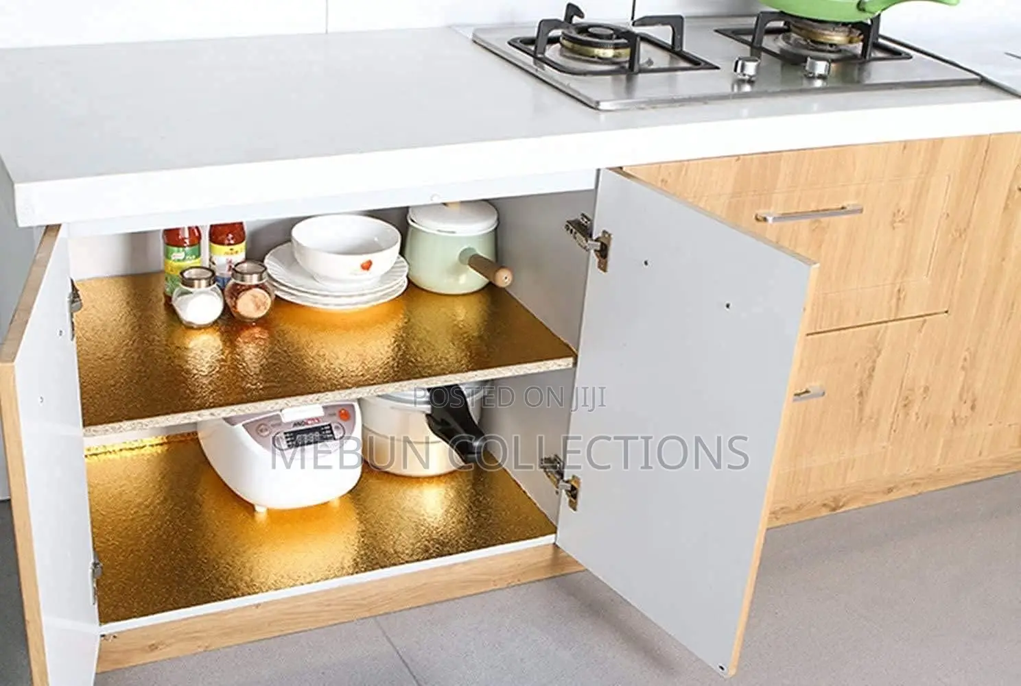 Water Proof Gold Foil Wallpaper Sticker