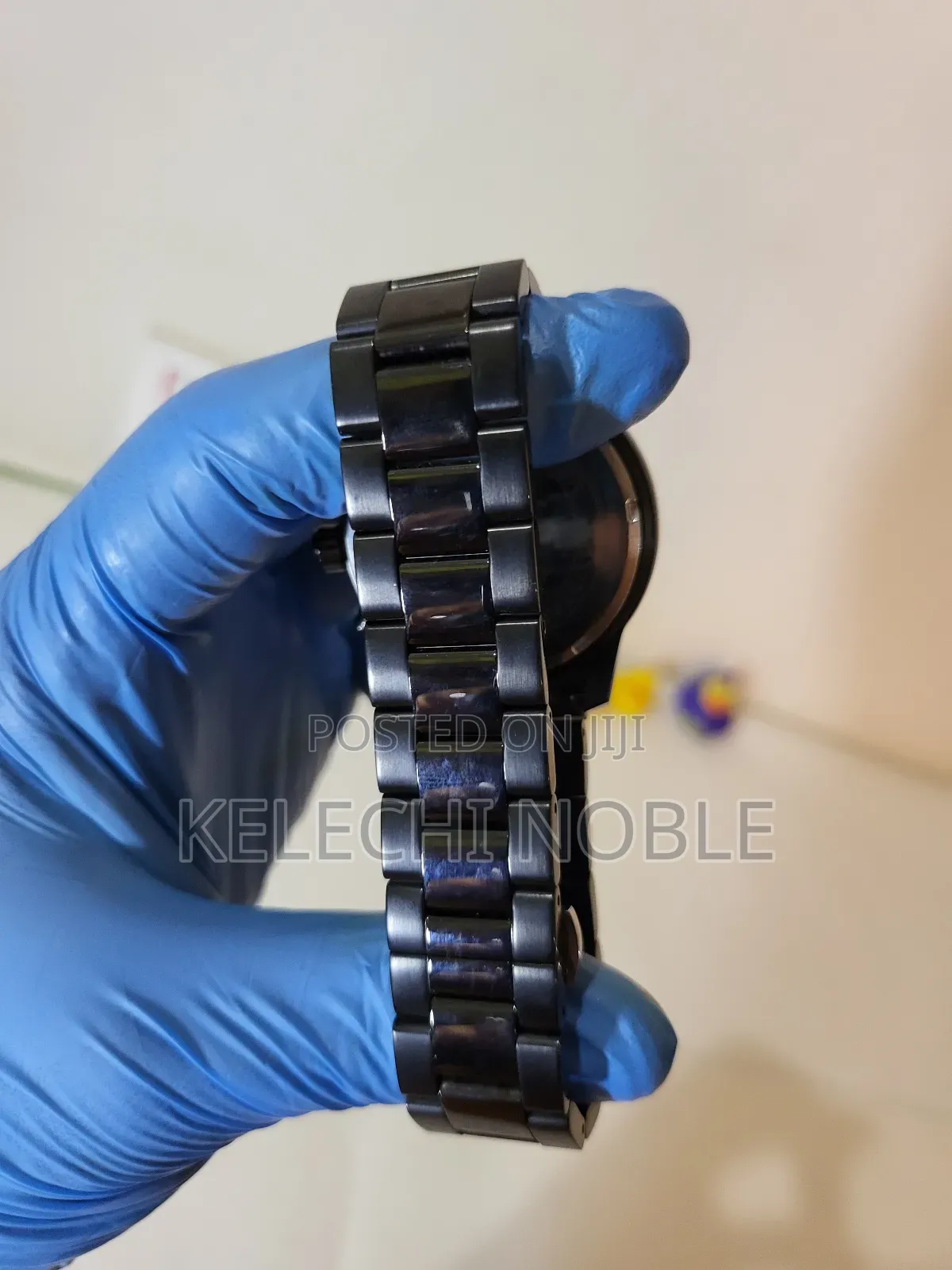 IWC Black Chain Wrist Watch