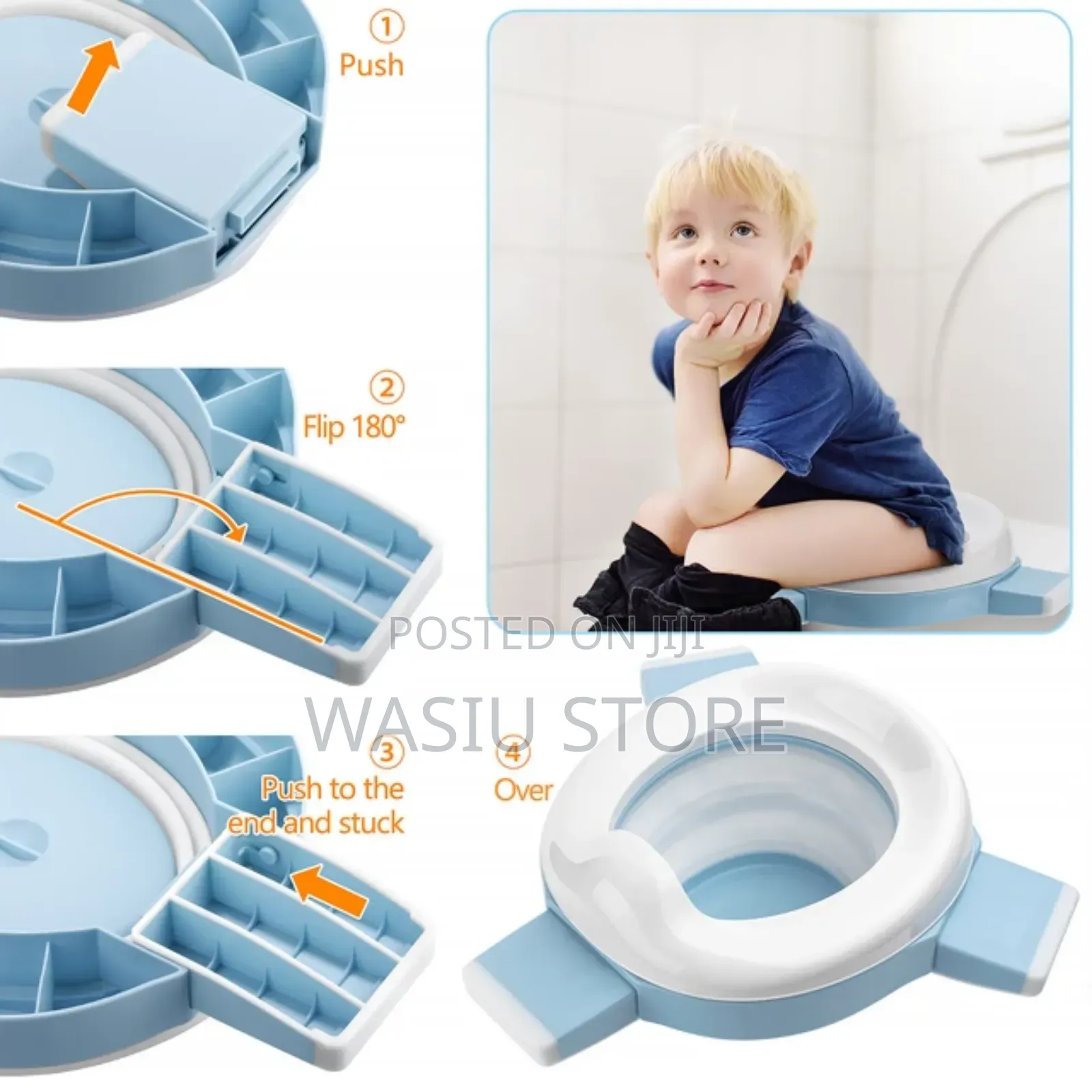 Foldable Silicone Baby Potty