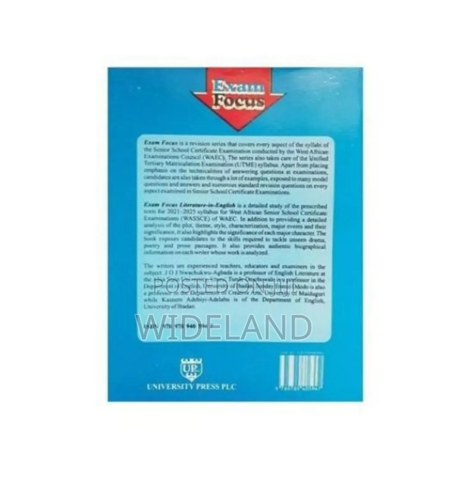 Exam Fous Literature-in-English (2021-2025)