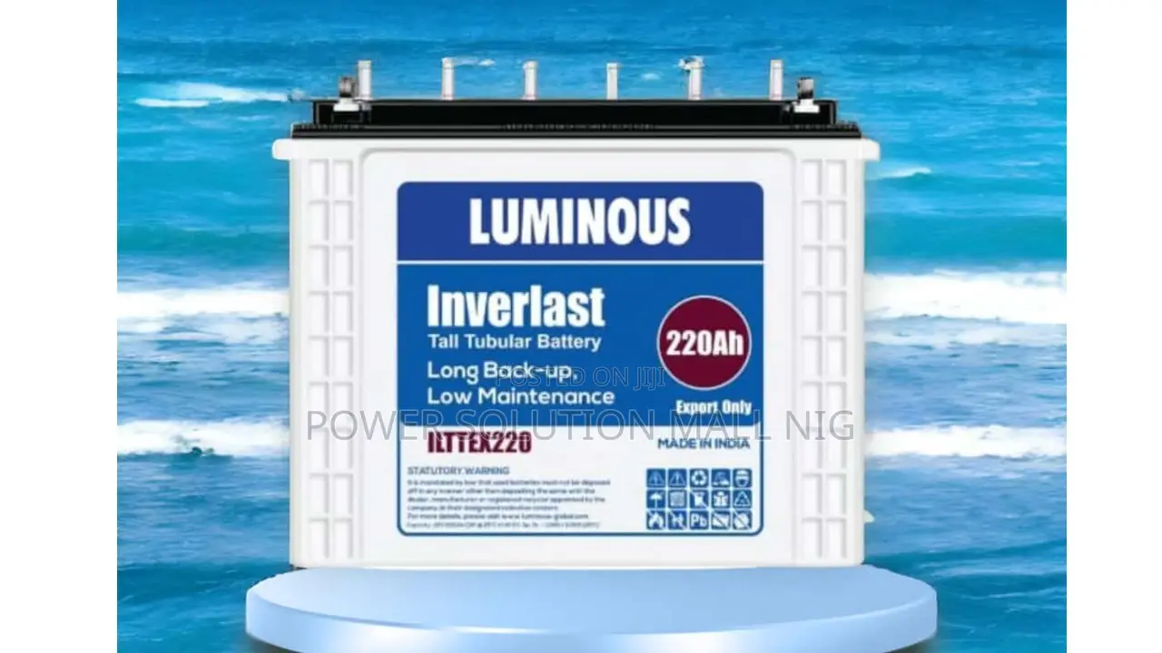 Luminous 220ah/12v Inverlast Tall Tubular Battery
