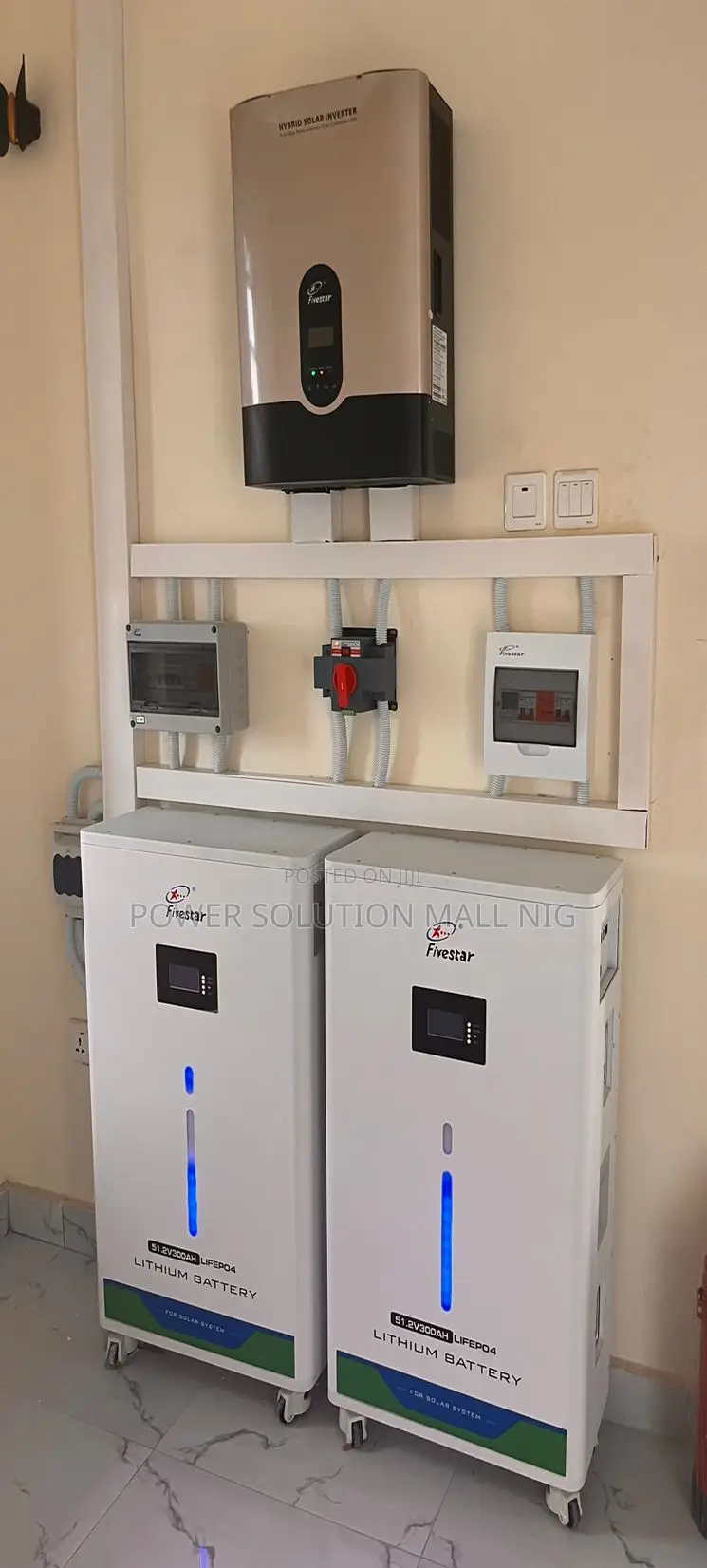 10kva Complete Off Grid Solar System With 2 Lithium Ion