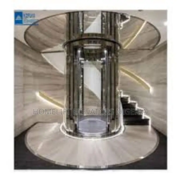 Indoor Home Lift With Glass Shaft