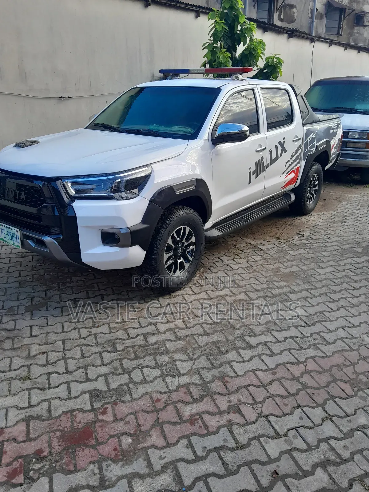 White Toyota 2020 Hilux for Rent/Hire