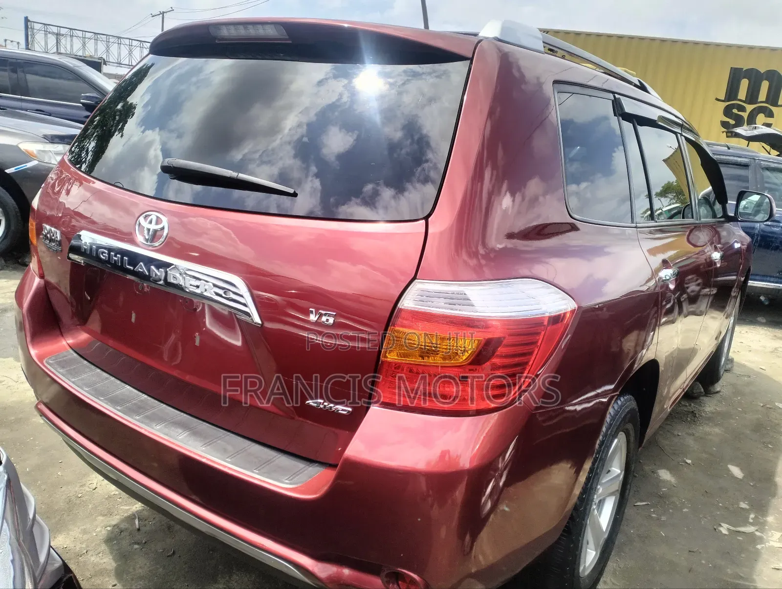 Toyota Highlander 2010 Burgundy