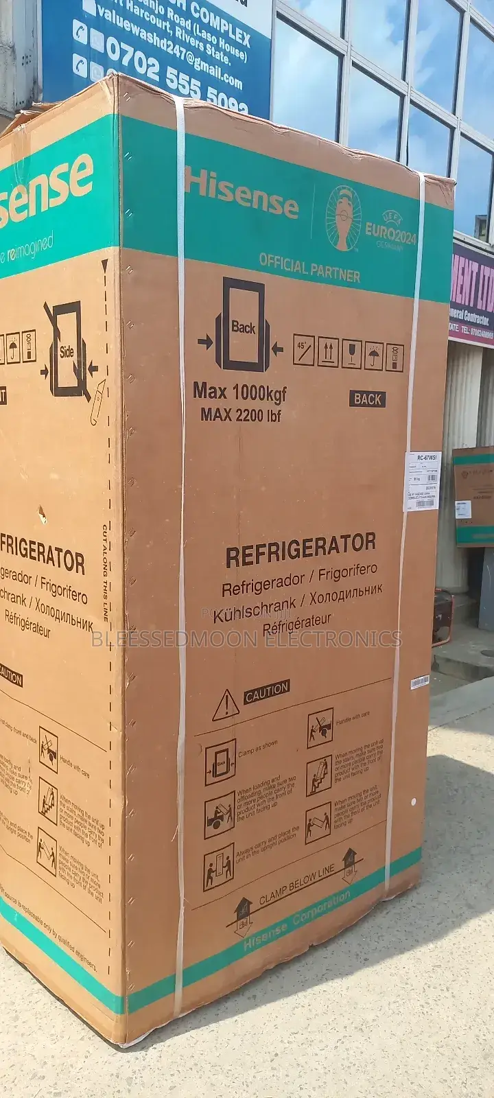 Hisense Expert Inverter Side by Side Doors Fridge 5years G