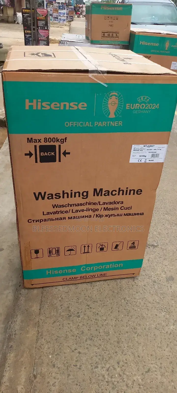 Hisense Stabiliser Free Expert Automatic Washing Machine 8kg