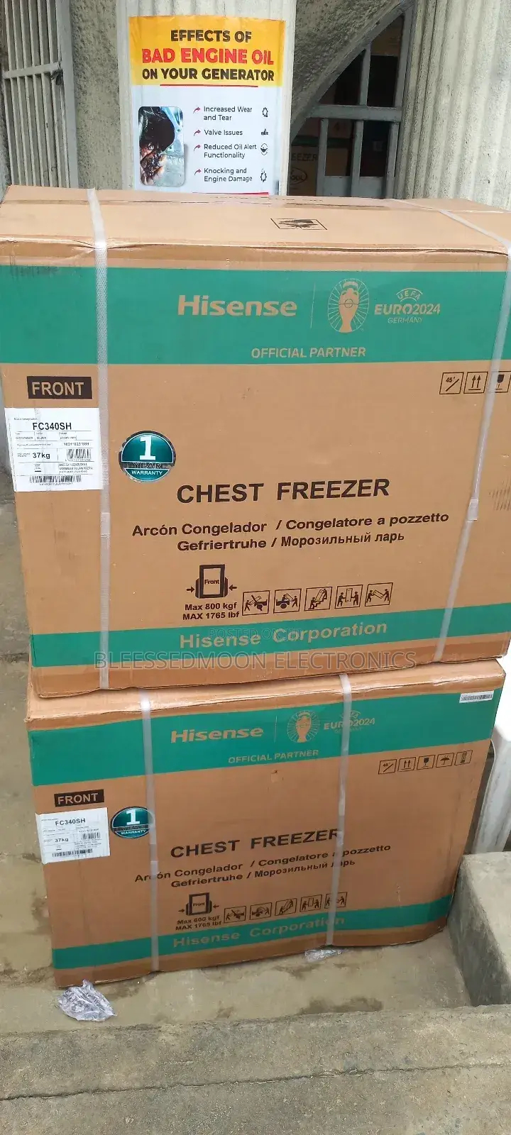 Hisense Inverter Chest Freezer Solar Mate/Gen Mate 300L 3yw