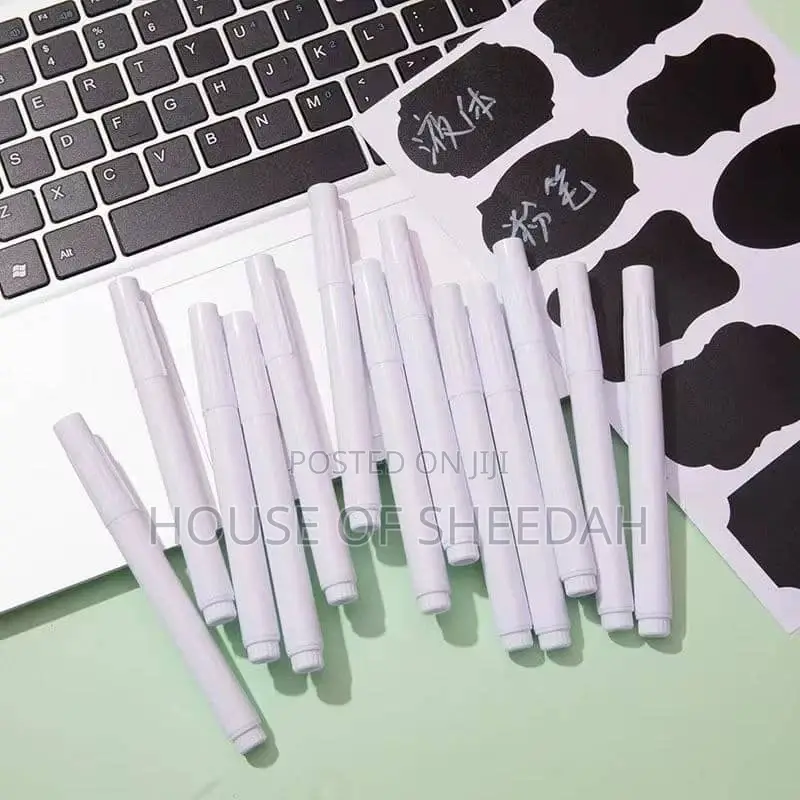 40pcs Eraseable Sheets Labelling Sticker With Pen